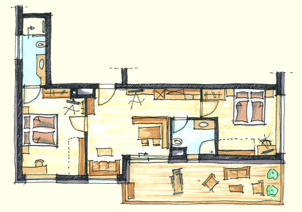 Alte Muehle Apartment เนาดาส ห้อง รูปภาพ